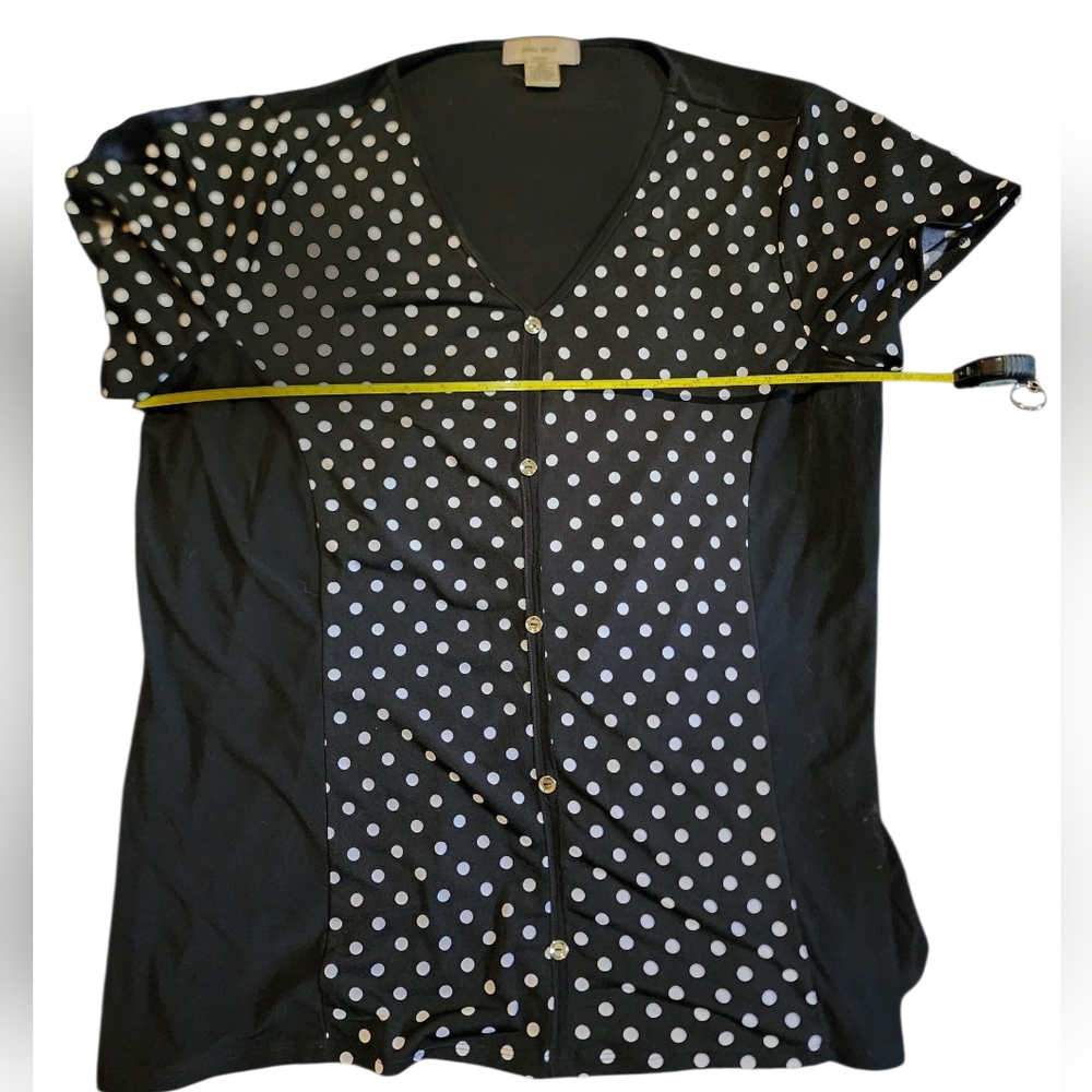 Polka Dot Black Women's Top